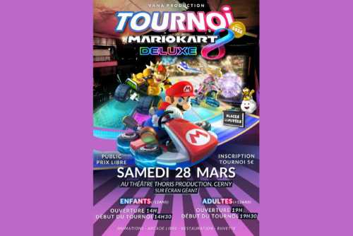spectacle - Grand Tournoi MarioKart ( jeu Mario kart 8 Deluxe)