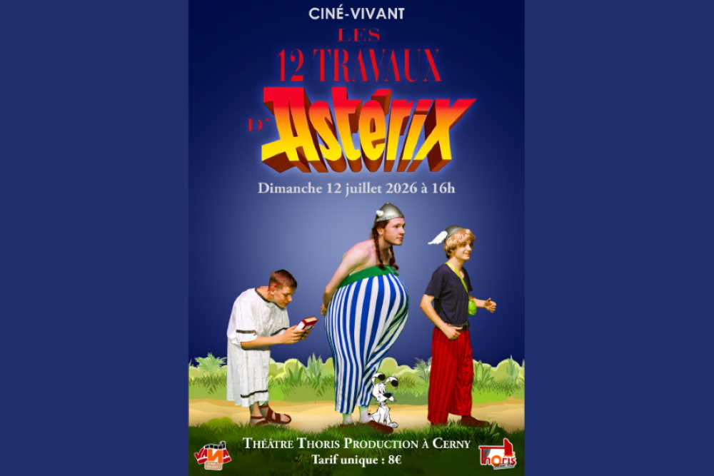 ciné-vivant - les 12 travaux d'Astérix
